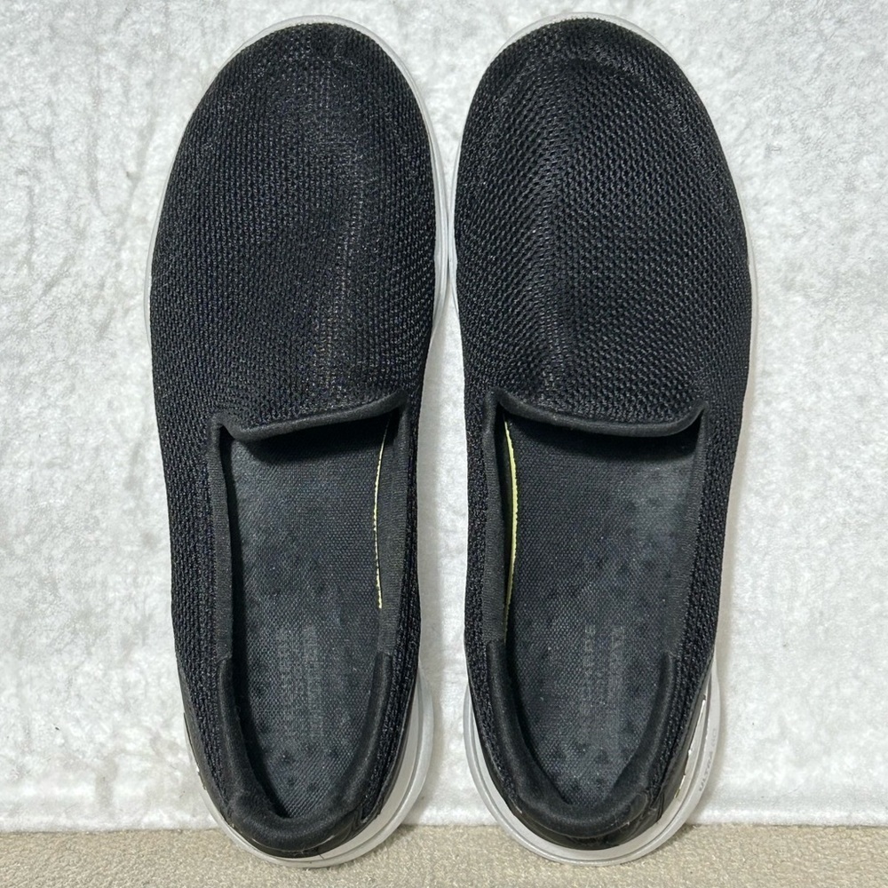 Skechers Womens Black Knit GO Walk 5 Ultra GO Slip On Sneakers Shoes SZ 8.5 - Picture 5 of 11